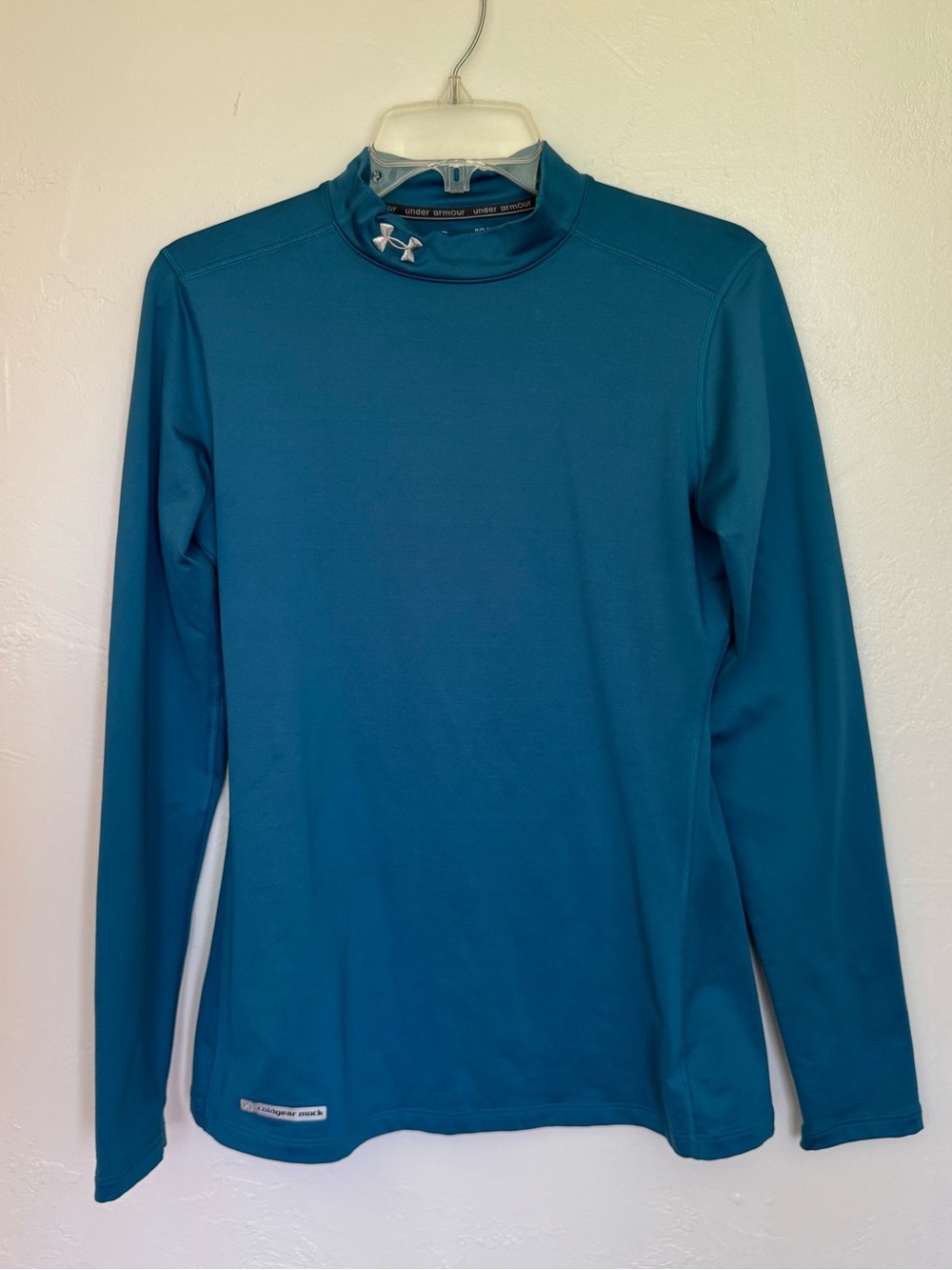 Under Armour ColdGear Fitted Mock Neck Long Sleeve Active Shirt